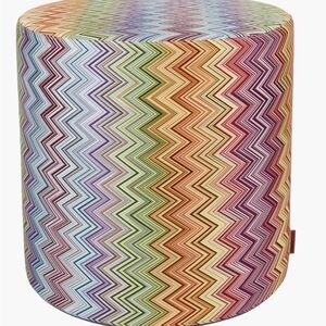 Missoni Jarris Cylinder Pouf 156 45x45 Multicolored Home